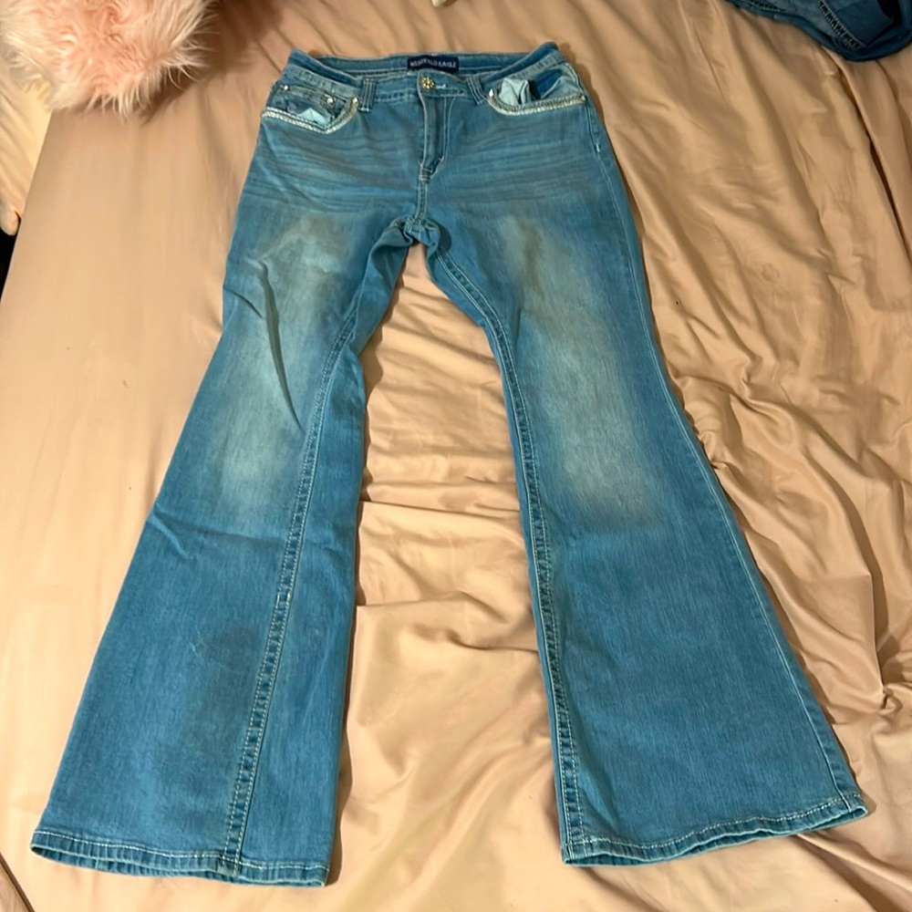Size 15, Westfield Eagle jeans, light wash